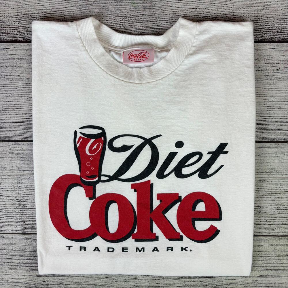 Vintage 1990s Diet Coke Soda Pop Promo T-shirt